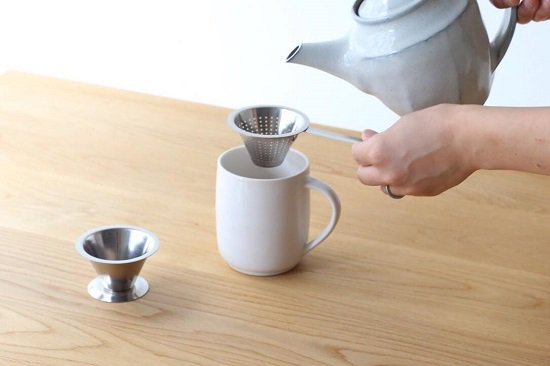 かご網茶こし